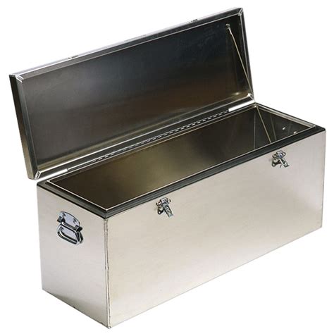 steel metal tool boxes|steel boxes with hinged lids.